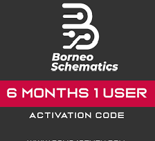 borneo 6 month 1 user activation code