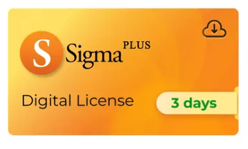 sigma plus 3 day digital licence
